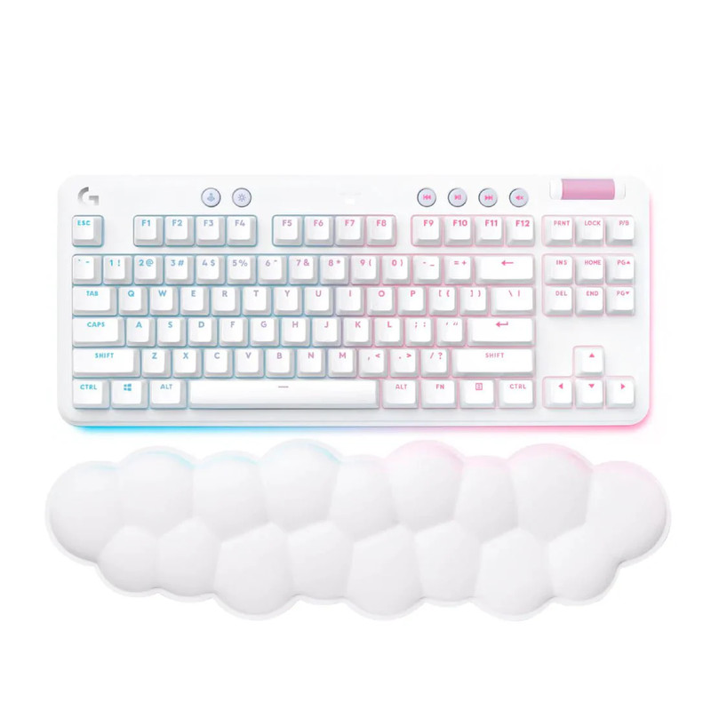 Logitech G715 TKL Wireless Mechanical Gaming Keyboard - White Mist - لوحة مفاتيح